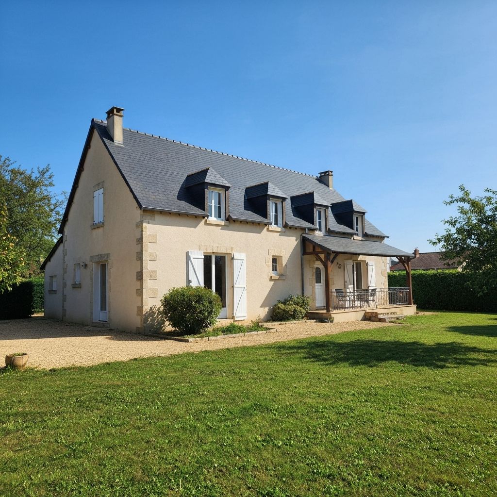 Maison rénovée avec toiture neuve